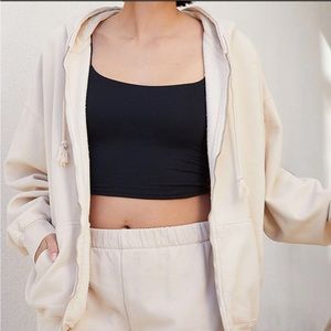 John Galt Brandy Melville Zip Up Hoodie